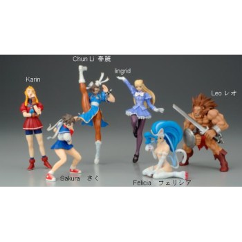 CFC Capcom Fighting Evolution Trading Figures Closed Box Asst.